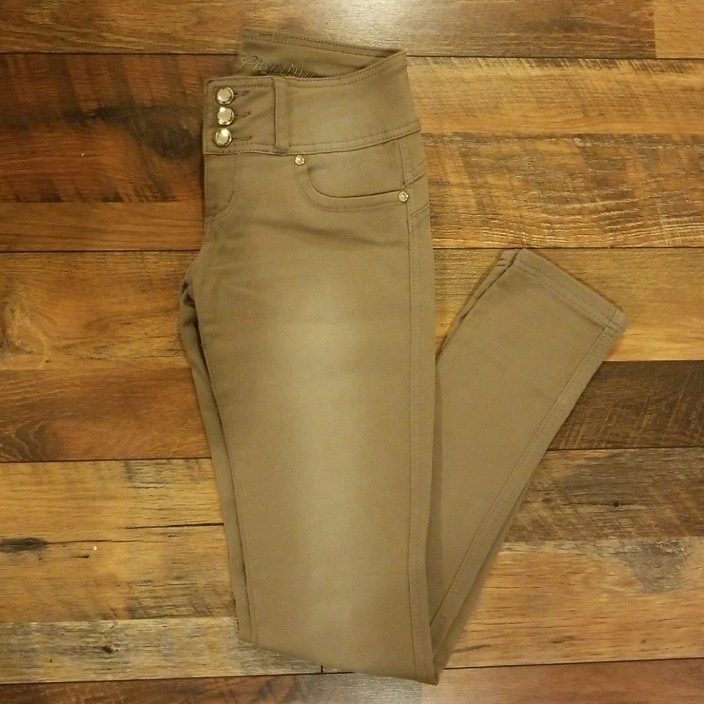 Faded beige jeans
